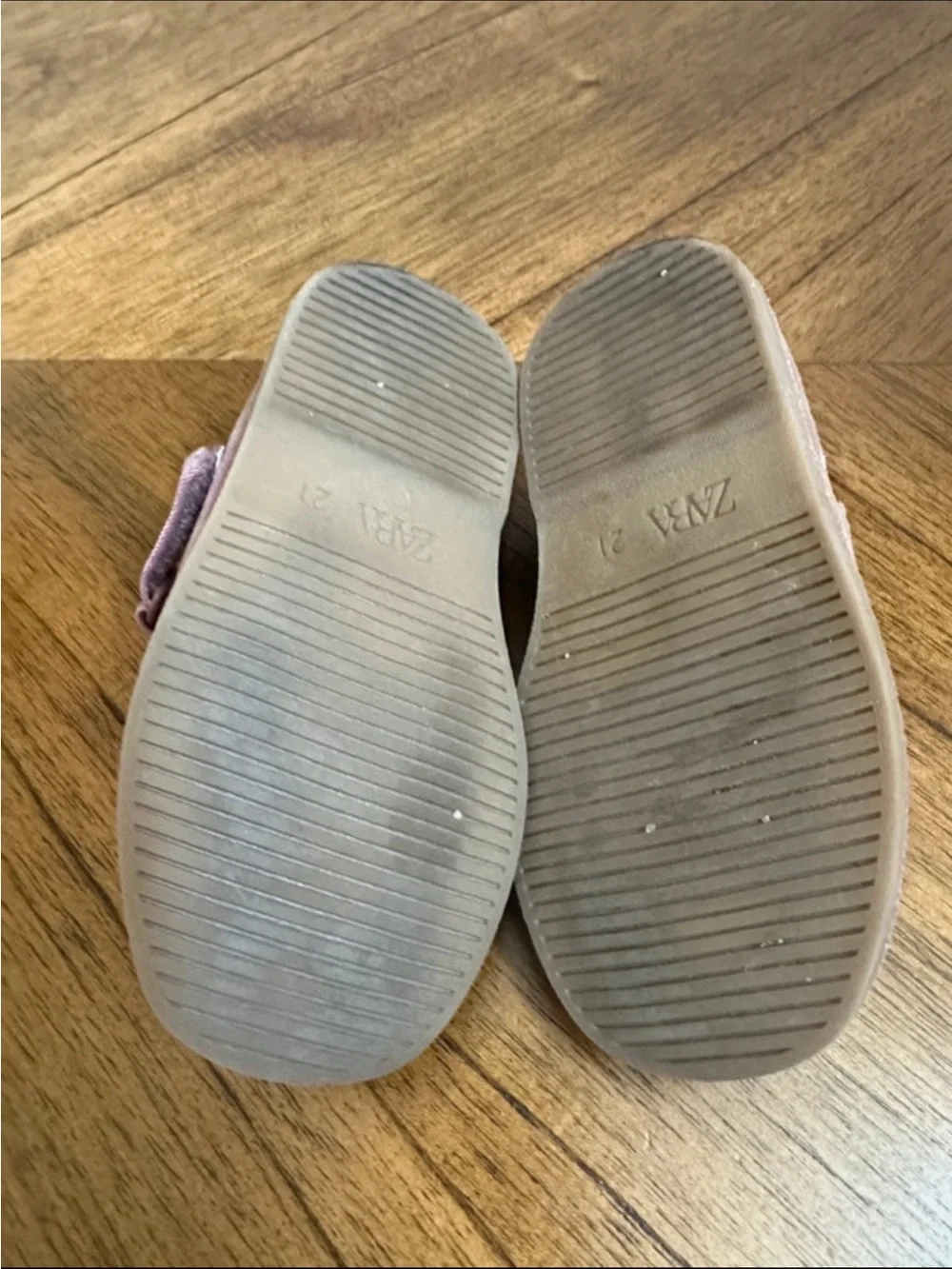 Zara Kids Dusty Rose Mary Jane Shoes